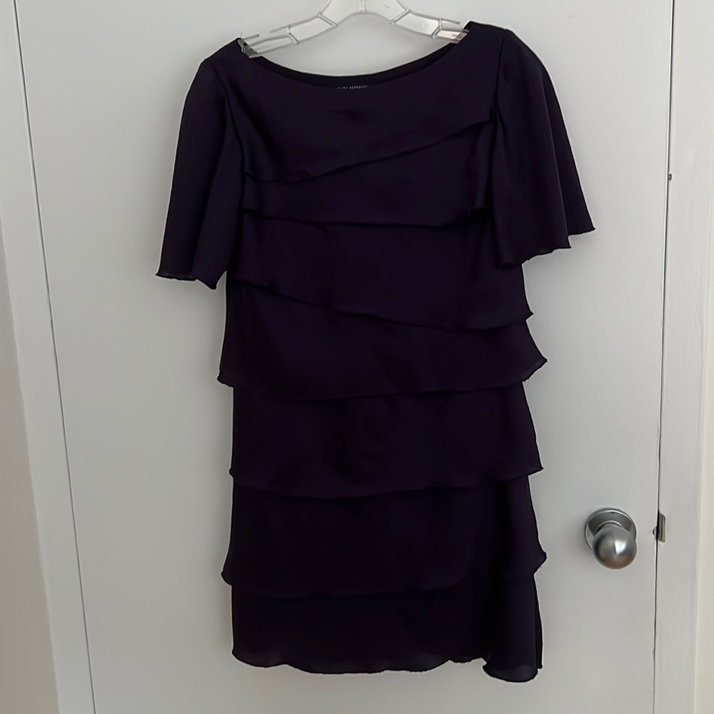 Banana republic, eggplant, mini cocktail dress, size 2